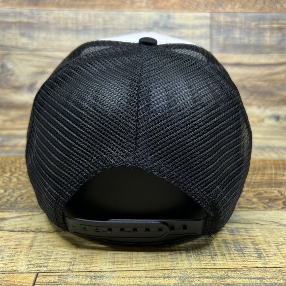 Tampa Bay Devil Rays Mens Trucker Hat Black Snapback 1998 Retro Logo Baseball - Picture 4 of 7